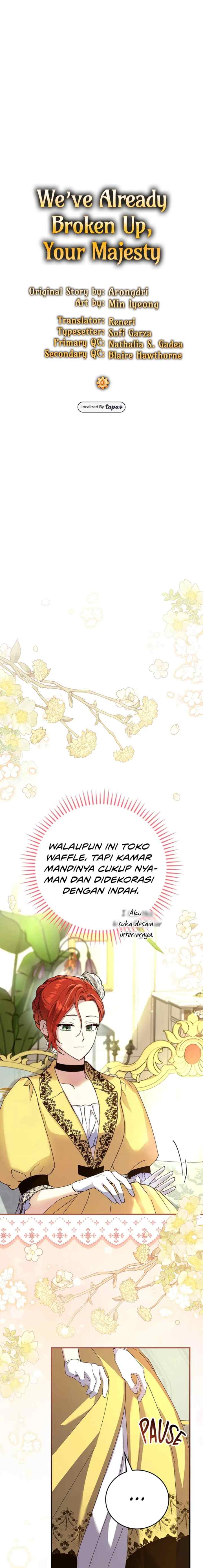 Since I Don't Remember Anything About It, Shall We Break Up, Your Majesty? chapter 21 halaman 6