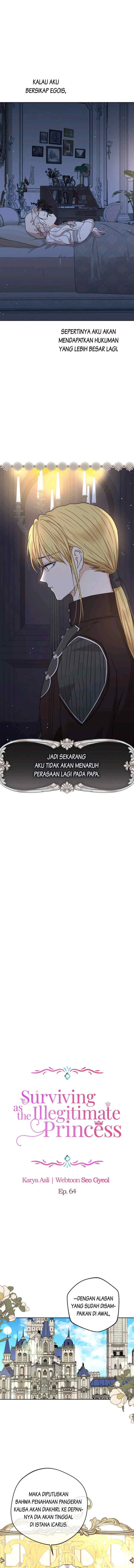 Surviving as an Illegitimate Princess chapter 64 halaman 8