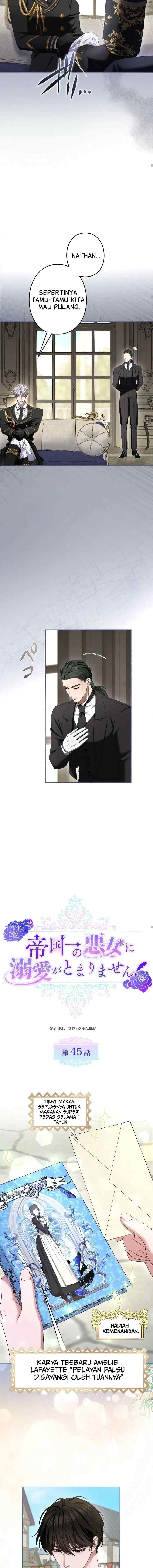 Teikoku Ichi no Akujo ni Dekiai ga Tomarimasen chapter 45 halaman 6