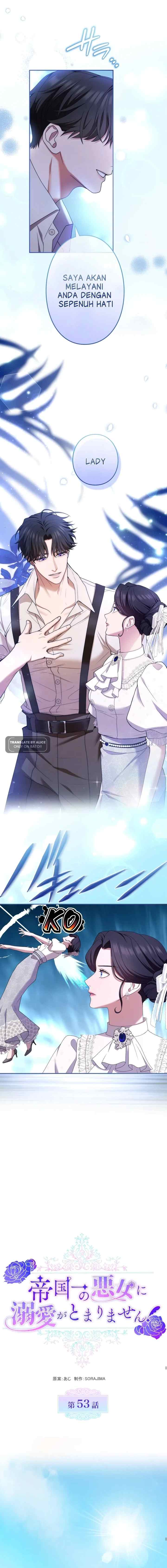 Teikoku Ichi no Akujo ni Dekiai ga Tomarimasen chapter 53 halaman 6