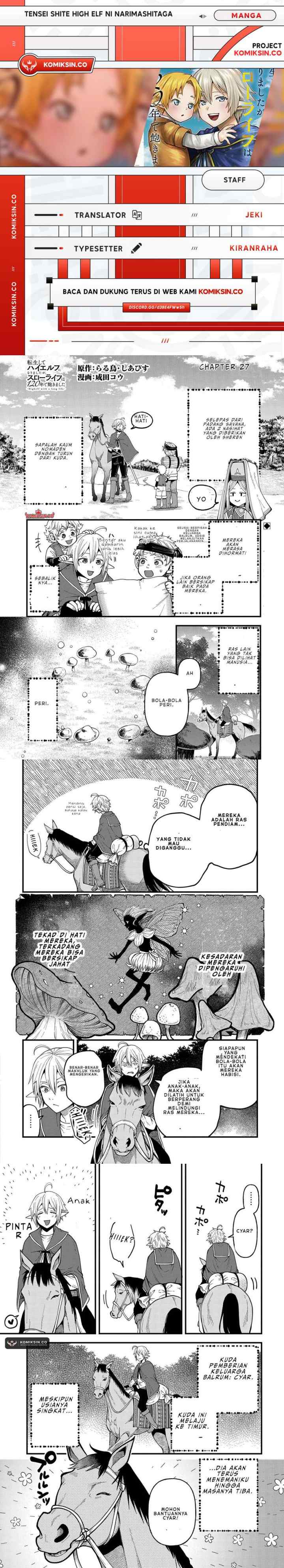Tensei Shite High Elf ni Narimashitaga, Slow Life wa 120-nen de Akimashita chapter 27 halaman 9