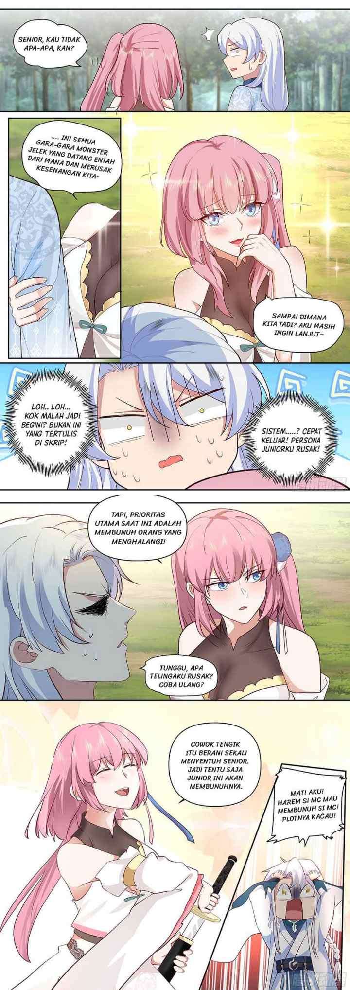 The Villain's Senior Brother And His Junior Sisters Are All Yanderes chapter 1 halaman 11