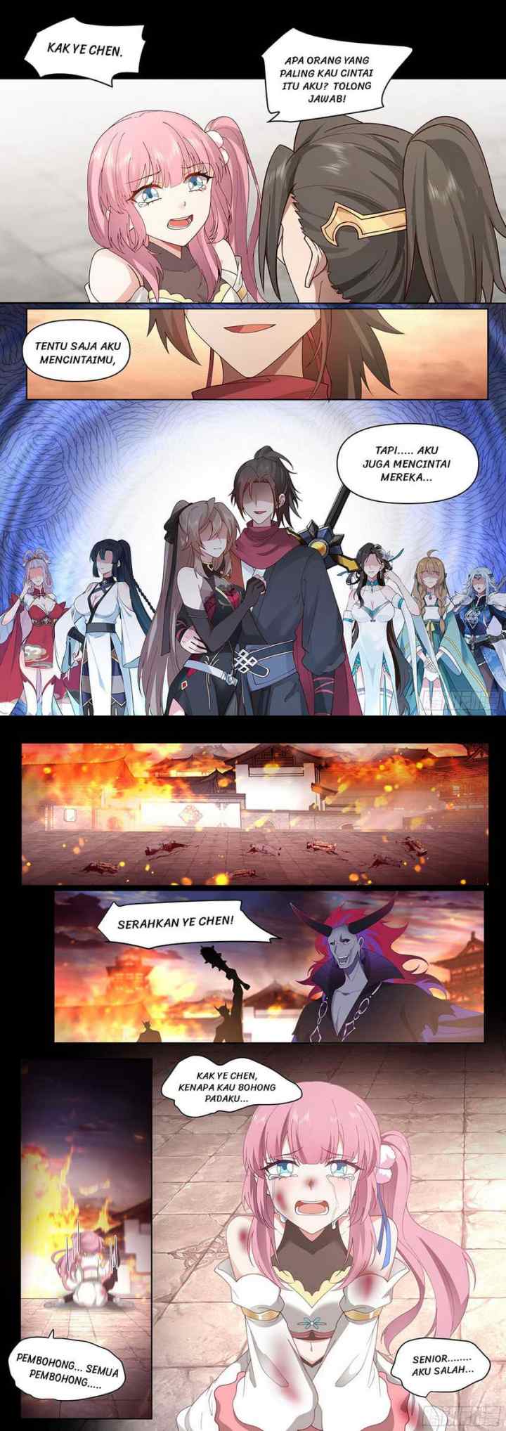 The Villain's Senior Brother And His Junior Sisters Are All Yanderes chapter 2 halaman 11
