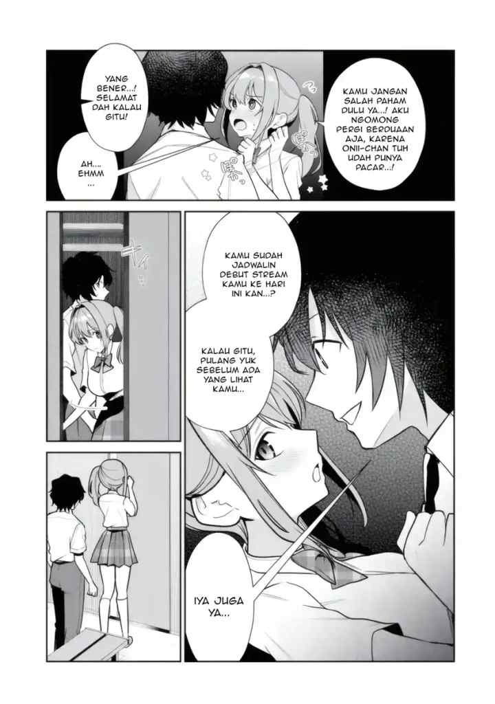Yuumei VTuber no Ani Dakedo, Nazeka Ore ga Yuumei ni Natteita chapter 14.2 halaman 6