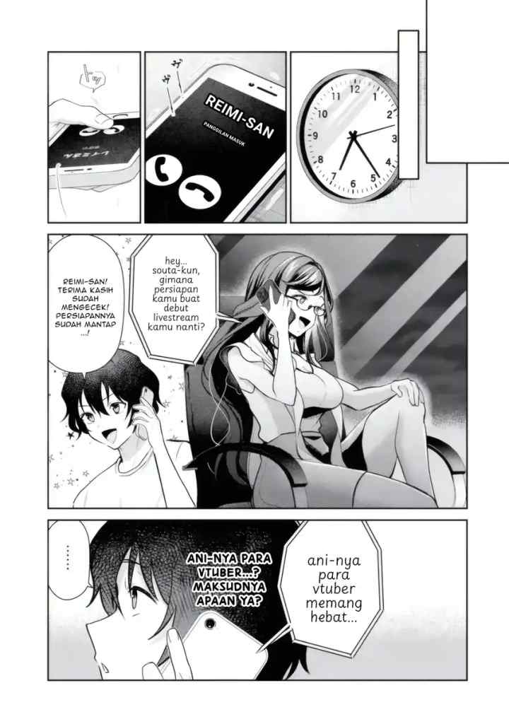 Yuumei VTuber no Ani Dakedo, Nazeka Ore ga Yuumei ni Natteita chapter 14.2 halaman 8