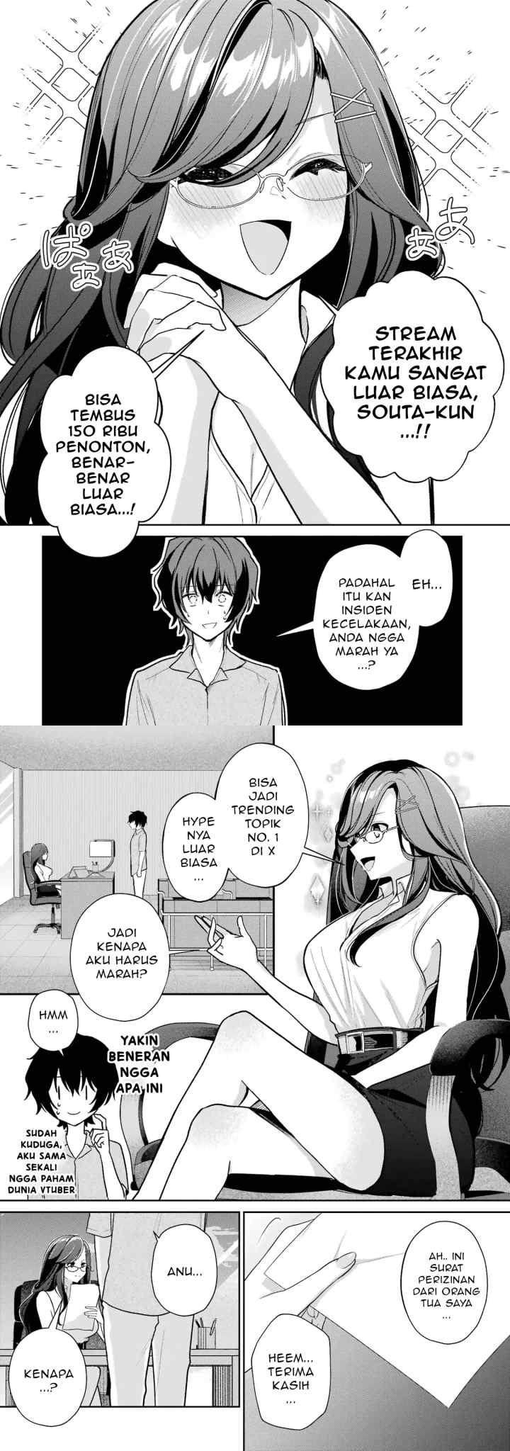 Yuumei VTuber no Ani Dakedo, Nazeka Ore ga Yuumei ni Natteita chapter 7 halaman 8