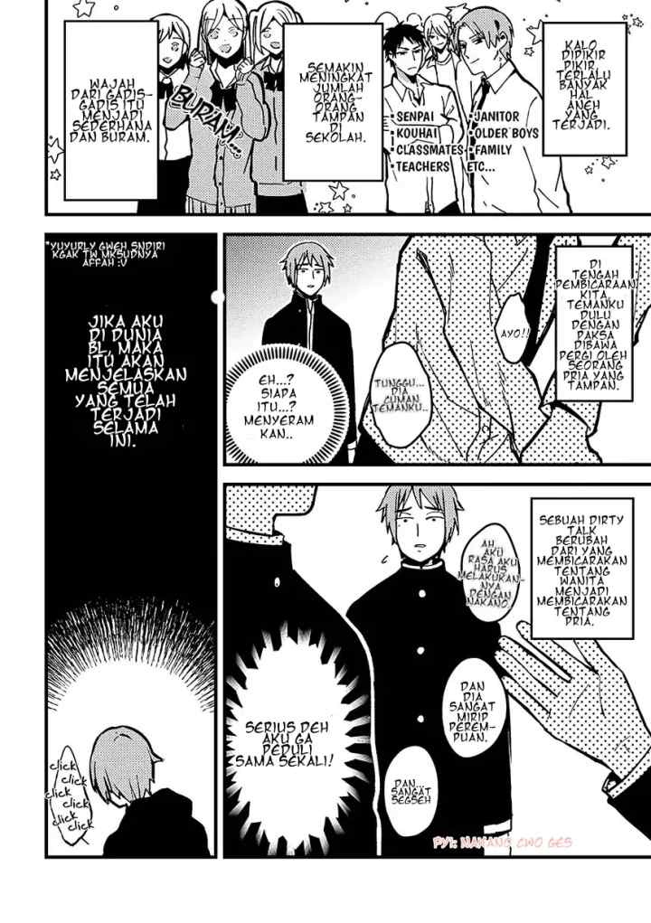 Zettai BL ni Naru Sekai VS Zettai BL ni Naritakunai Otoko chapter 1 halaman 4