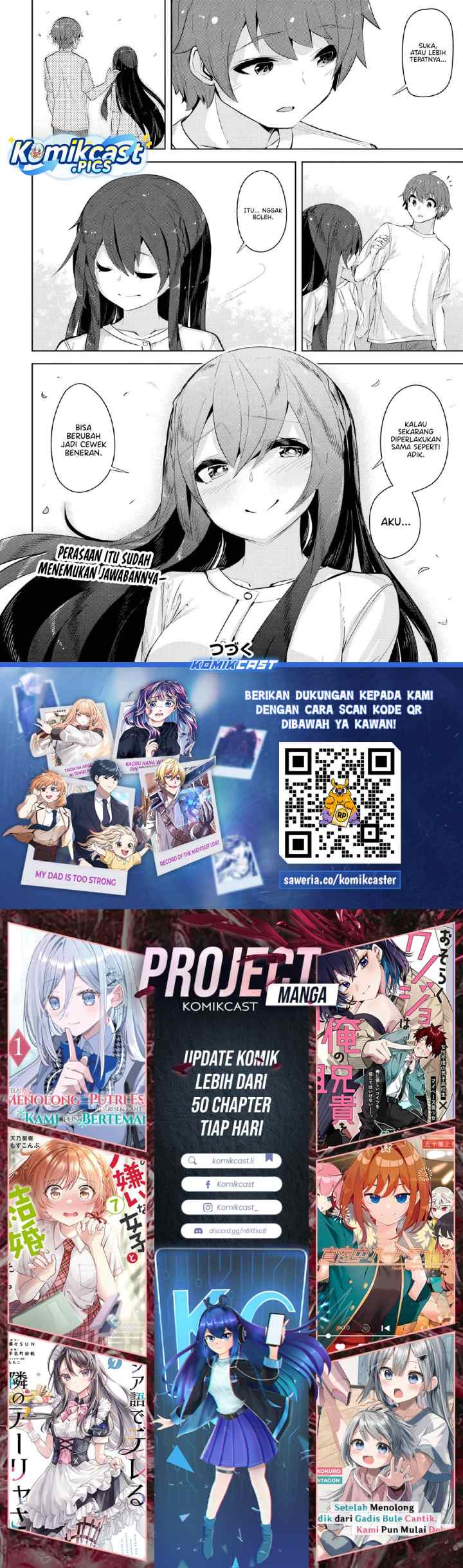 A Neat and Pretty Girl at My New School Is a Childhood Friend Who I Used To Play With Thinking She Was a Boy chapter 35 halaman 16