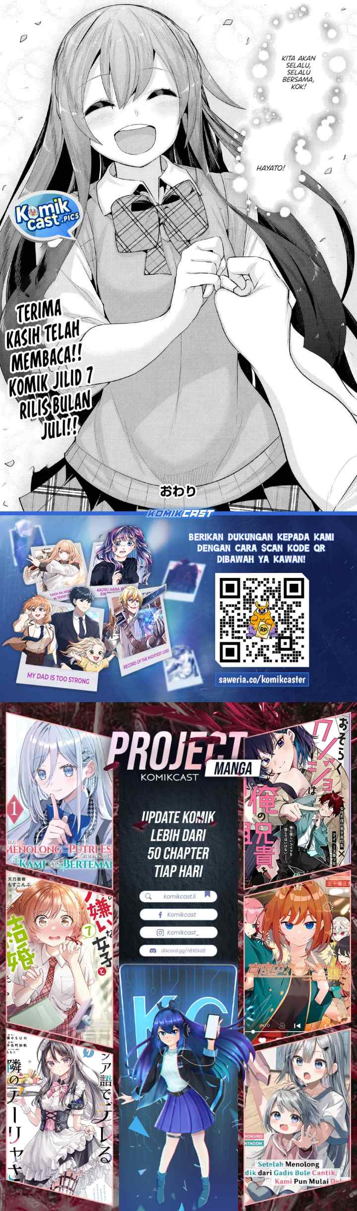 A Neat and Pretty Girl at My New School Is a Childhood Friend Who I Used To Play With Thinking She Was a Boy chapter 37 halaman 19