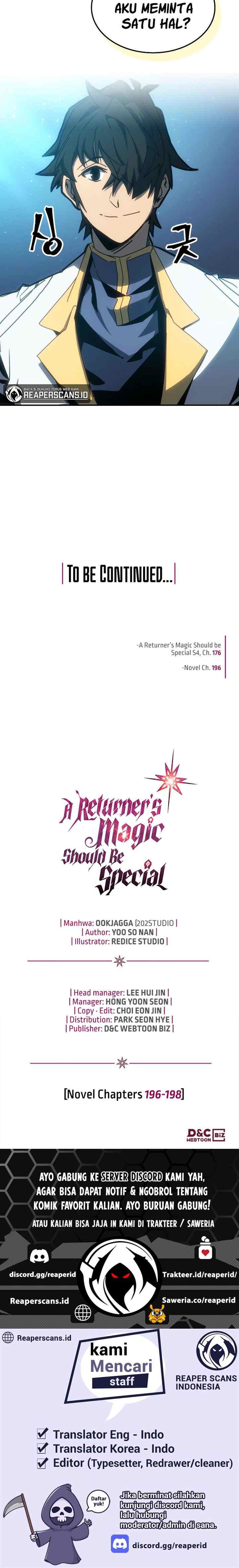 A Returner's Magic Should Be Special chapter 176 halaman 19