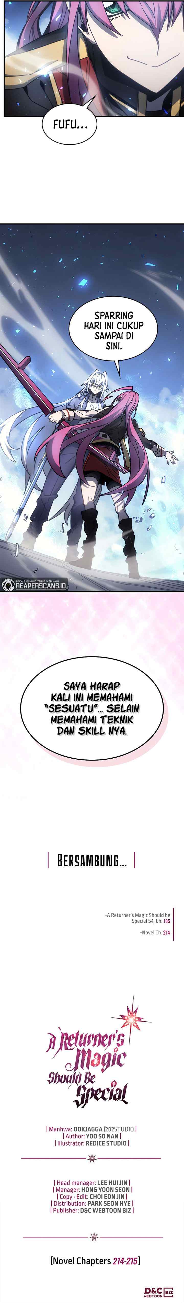 A Returner's Magic Should Be Special chapter 185 halaman 15