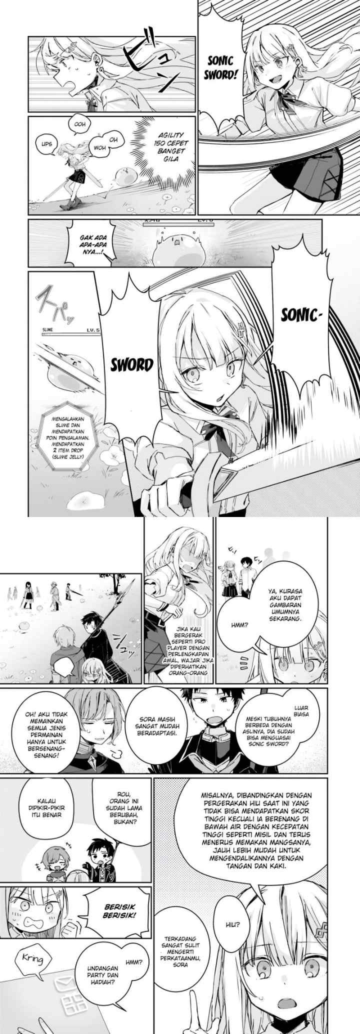 Astral Online - Maou no Noroi de Saikyou Bishoujo ni natta Ore, Saijaku Shoku da ga Cheat Skill de Chou Seichou shite Musou suru chapter 2 halaman 7