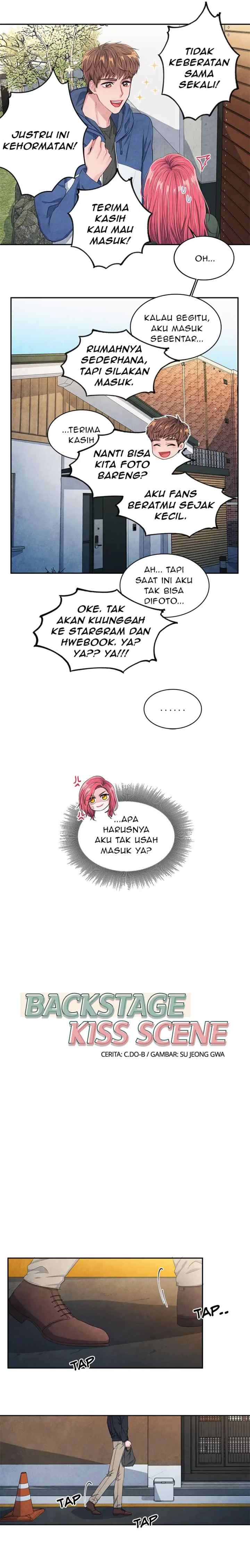 Backstage Kiss Scene chapter 2 halaman 8