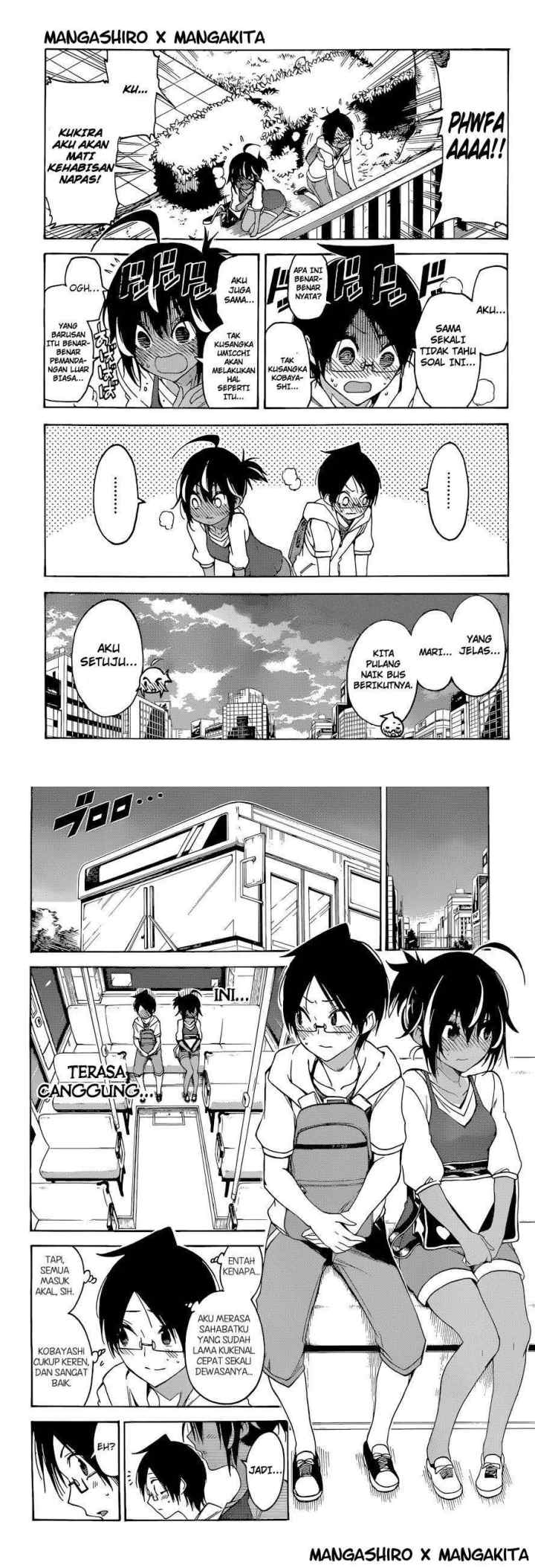Bokutachi wa Benkyou ga Dekinai chapter 53 halaman 7