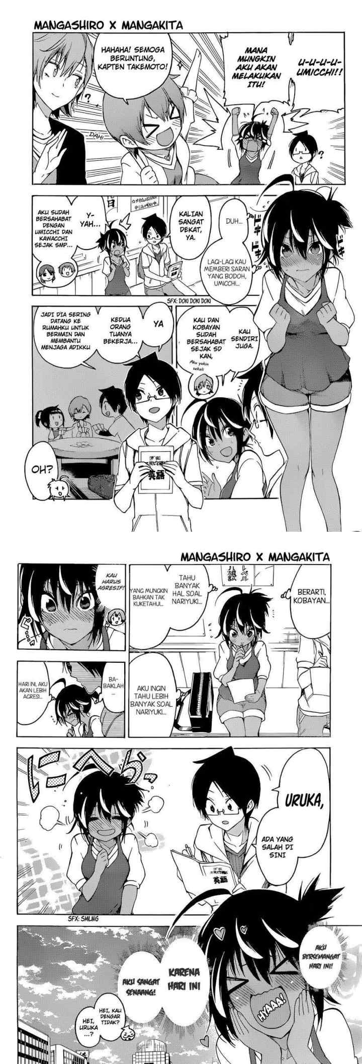 Bokutachi wa Benkyou ga Dekinai chapter 53 halaman 4