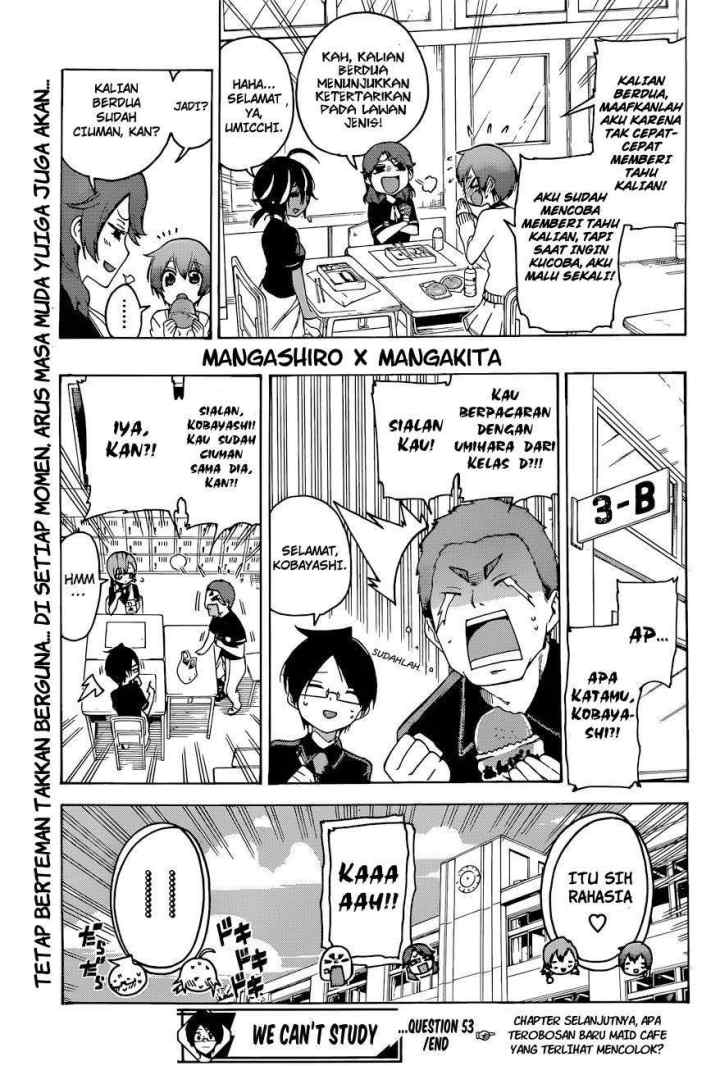 Bokutachi wa Benkyou ga Dekinai chapter 53 halaman 11