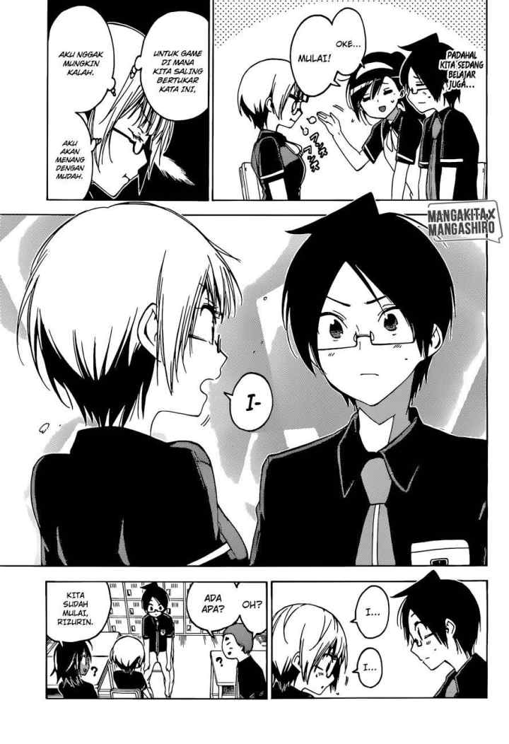 Bokutachi wa Benkyou ga Dekinai chapter 55 halaman 8