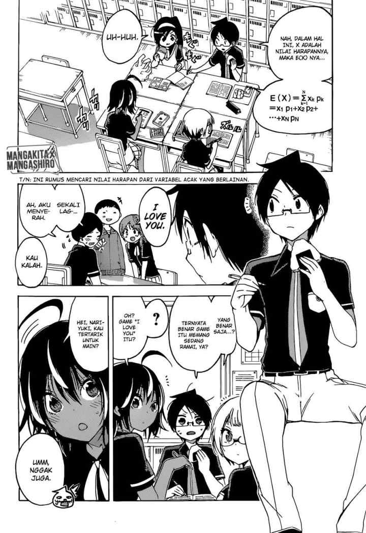 Bokutachi wa Benkyou ga Dekinai chapter 55 halaman 5