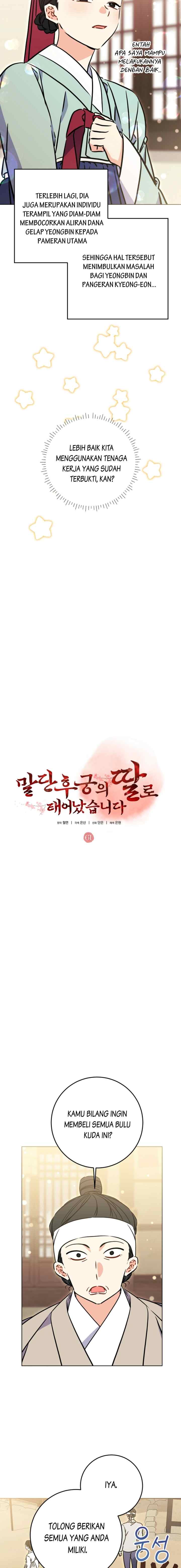 Born as the Daughter of the Lowly Concubine chapter 61 halaman 4