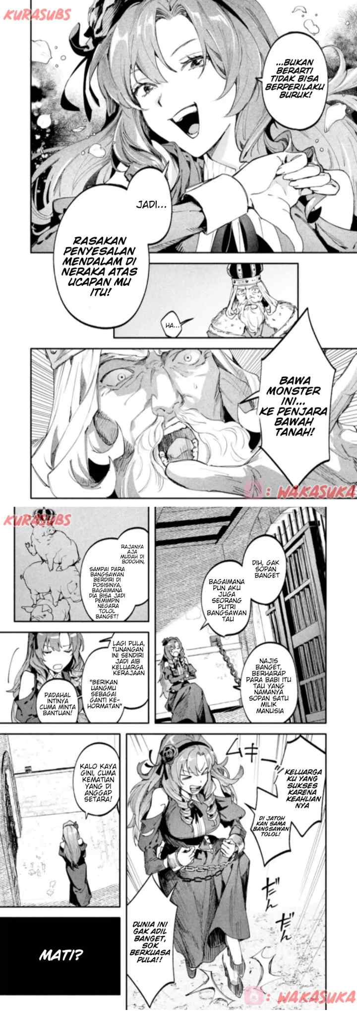Botsuraku Reijō no Akutō Sanka chapter 1 halaman 14