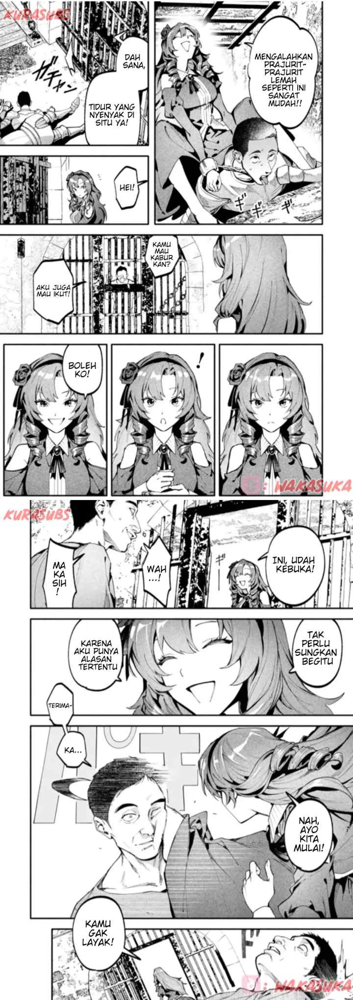 Botsuraku Reijō no Akutō Sanka chapter 2 halaman 6