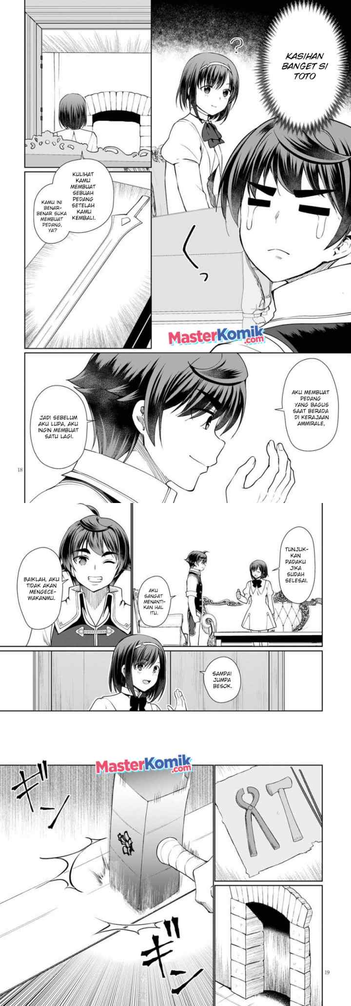 Botsuraku Youtei Nanode, Kajishokunin wo Mezasu chapter 34 halaman 10