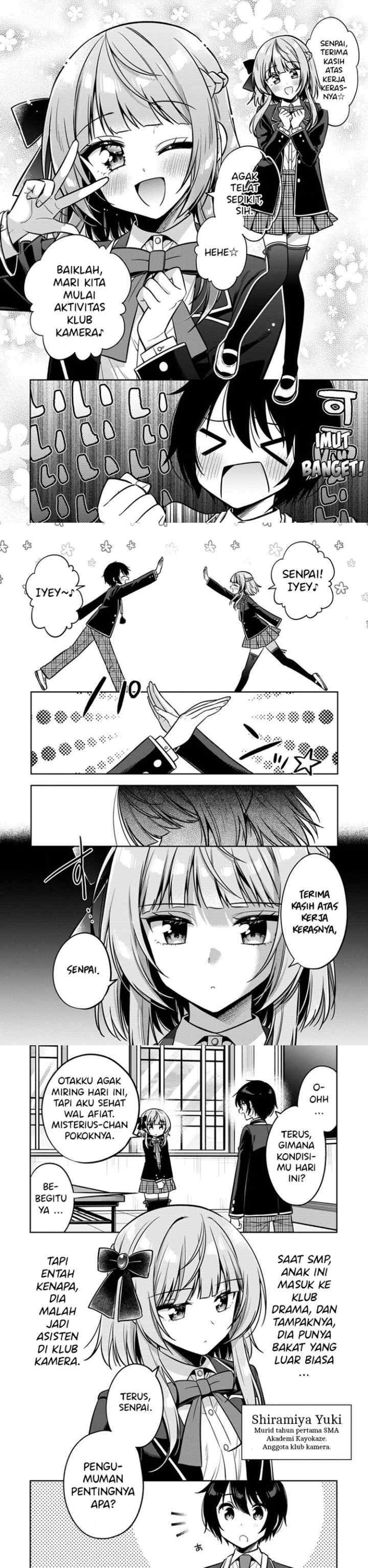 Camera-senpai to Sewayaki Jouzu na Kouhai-chan chapter 1 halaman 8