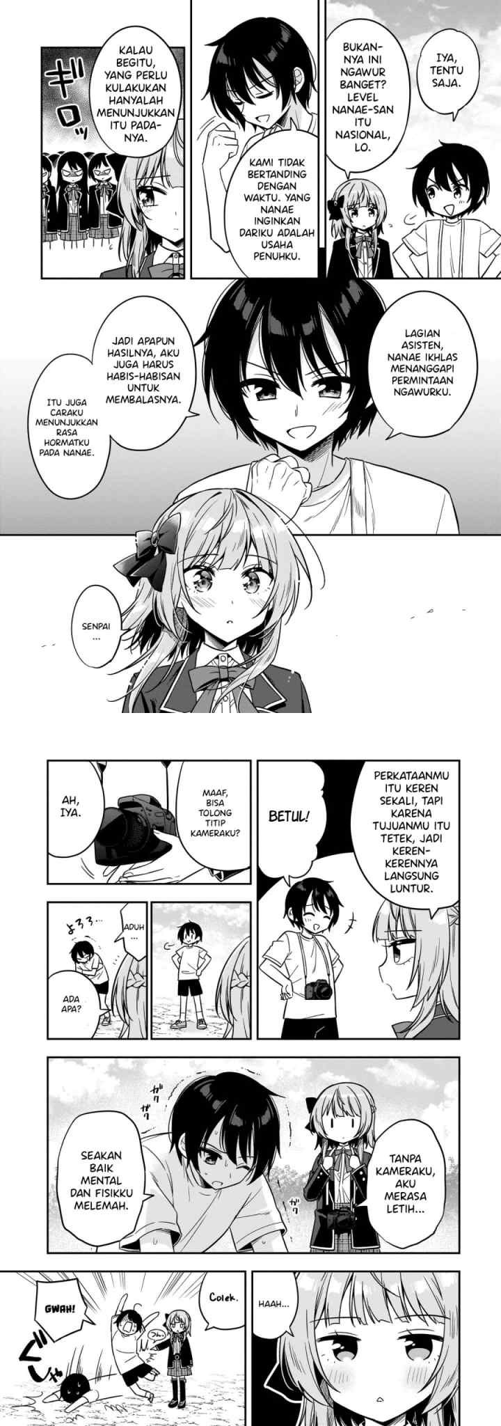 Camera-senpai to Sewayaki Jouzu na Kouhai-chan chapter 3 halaman 8