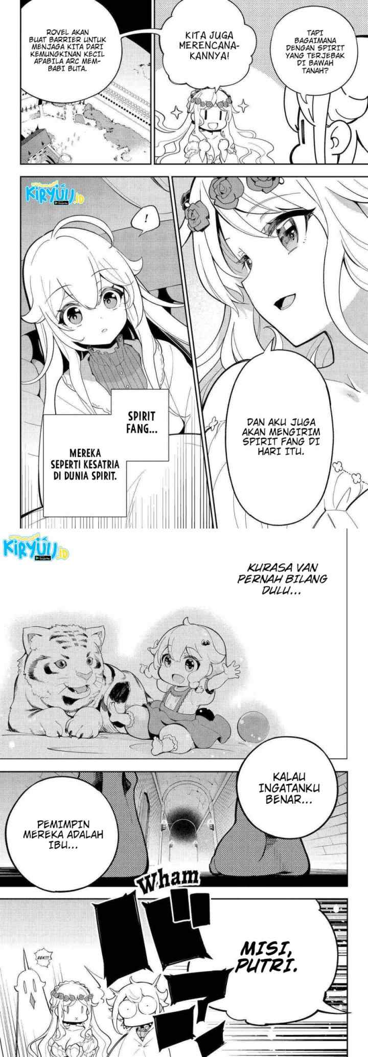 Chichi wa Eiyuu Haha wa Seirei Musume no Watashi wa Tenseisha chapter 56 halaman 4