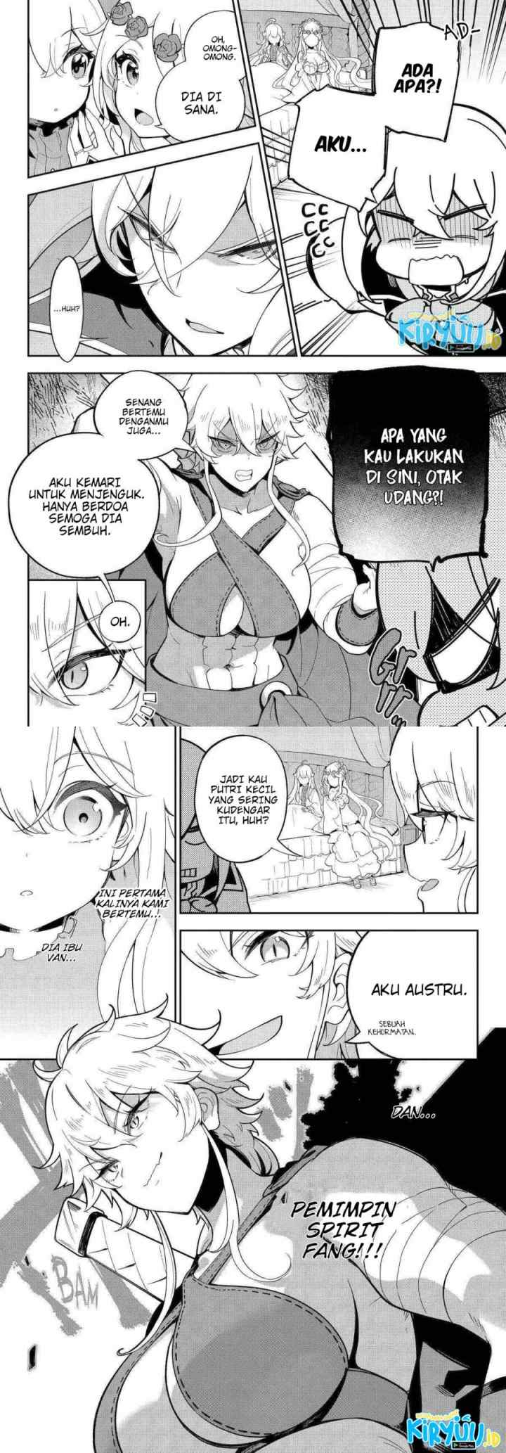 Chichi wa Eiyuu Haha wa Seirei Musume no Watashi wa Tenseisha chapter 56 halaman 5