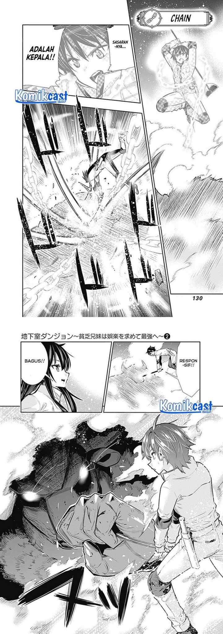 Chikashitsu Dungeon: Binbou Kyoudai wa Goraku wo Motomete Saikyou e chapter 14 halaman 8