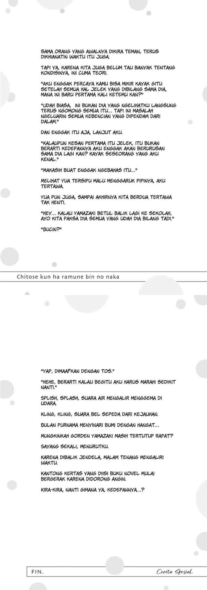 Chitose-kun is Inside a Ramune Bottle chapter 4.5 halaman 8