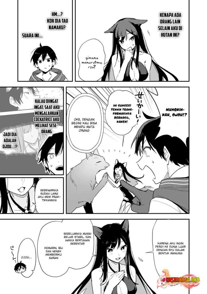 Choukyoushi wa Mamono ni Kakomarete Ikite ikimasu – Yuusha Party ni Oite Ikareta kedo, Densetsu no Mamono to Deai Saikyou ni natteta chapter 3.1 halaman 13