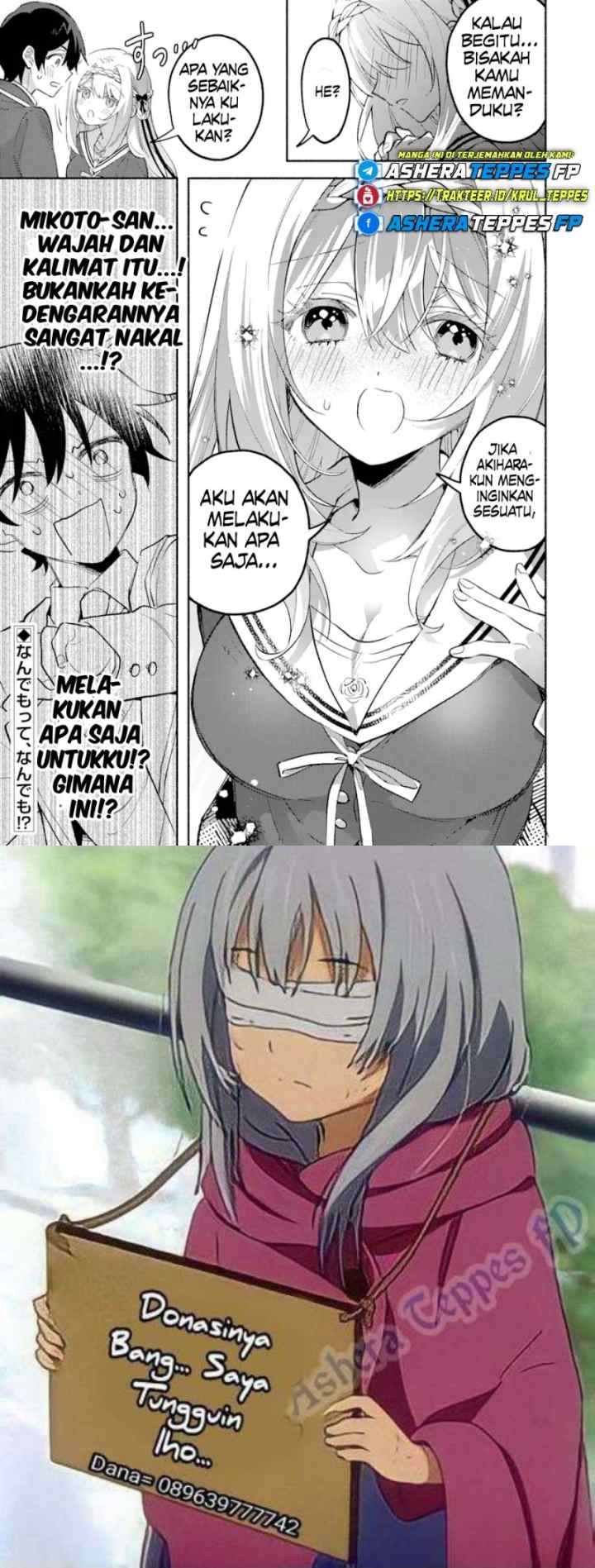 Cool na Megami-sama to Issho ni Sundara, Amayakashi Sugite Ponkotsu ni Shite Shimatta Ken ni Tsuite chapter 15 halaman 13
