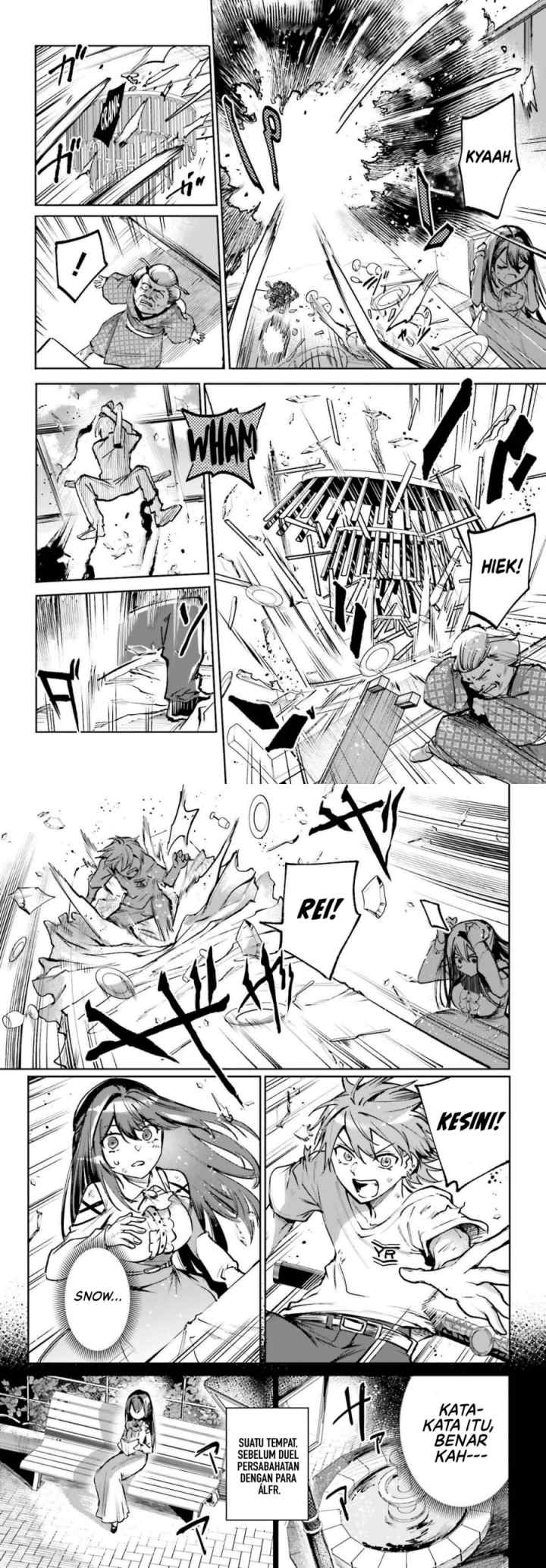 Danshi Kinsei Game Sekai de Ore ga Yarubeki Yuiitsu no Koto - Yuri no Ma ni Hasamaru Otoko to Shite Tensei shite shimaimashita chapter 9 halaman 11