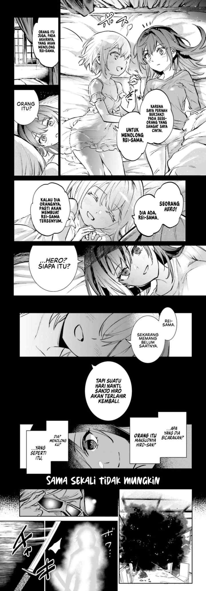 Danshi Kinsei Game Sekai de Ore ga Yarubeki Yuiitsu no Koto - Yuri no Ma ni Hasamaru Otoko to Shite Tensei shite shimaimashita chapter 9 halaman 8