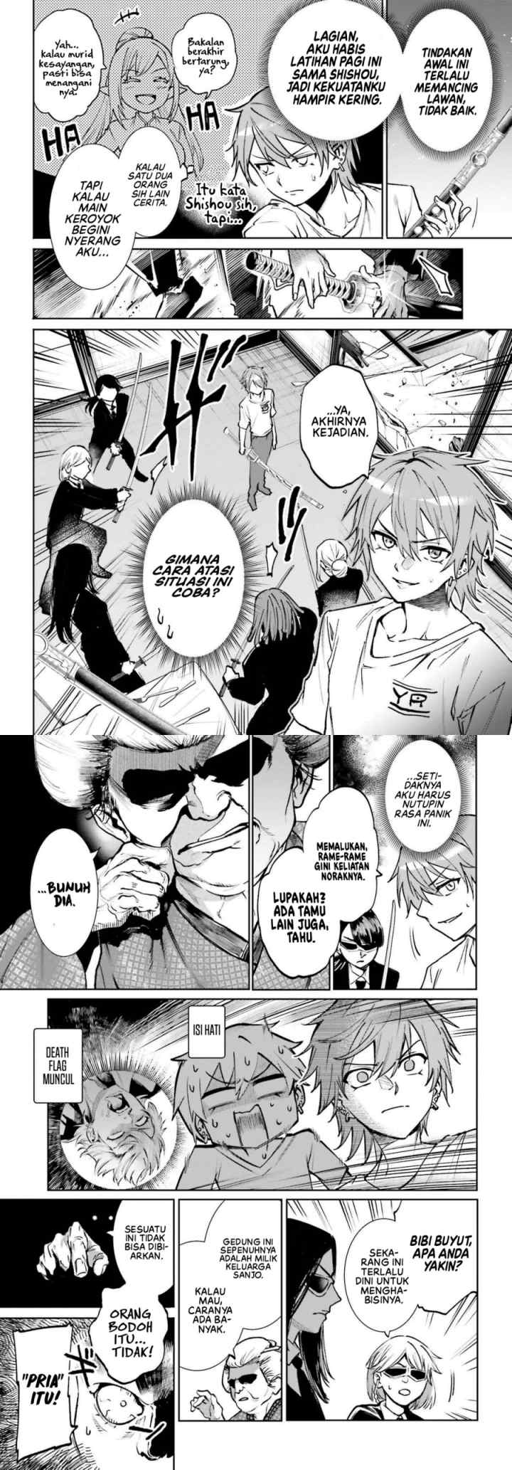 Danshi Kinsei Game Sekai de Ore ga Yarubeki Yuiitsu no Koto - Yuri no Ma ni Hasamaru Otoko to Shite Tensei shite shimaimashita chapter 9 halaman 4