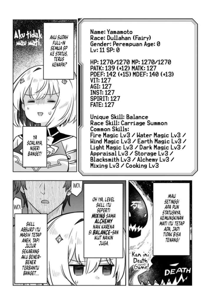 Desugemu ni Makikomareta Yamamoto-san, Kimama ni Gemu Baransu wo Hokai Saseru chapter 6.1 halaman 5