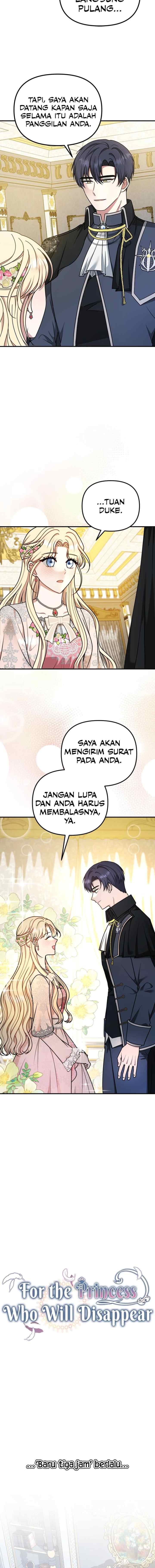 For the Princess Who Will Disappear chapter 9 halaman 5