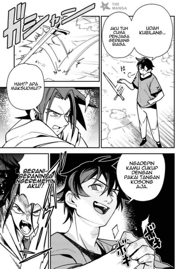 Game Chishiki de Saikyou ni Natta Mob Heishi wa, Shin no Jitsuryoku wo Kakushitai chapter 9.1 halaman 10