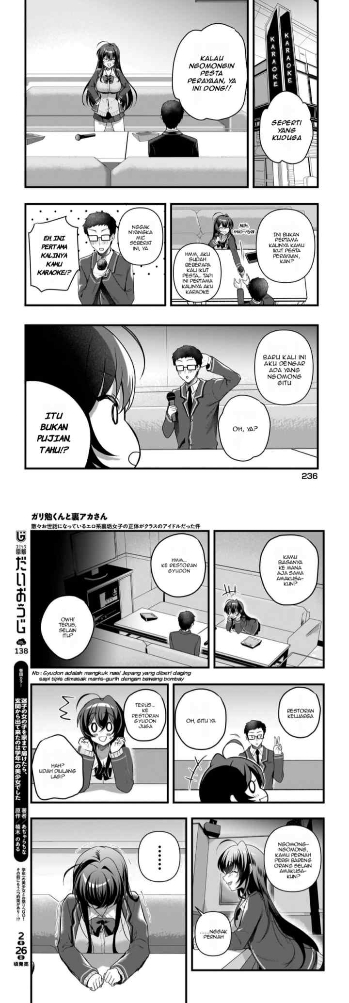 Gari Tsutomu-kun to Uraaka-san - Sanzan Osewa ni Natteiru Ero-kei Uraaka Joshi no Shoutai ga Kurasu no Idol Datta Ken chapter 6 halaman 5