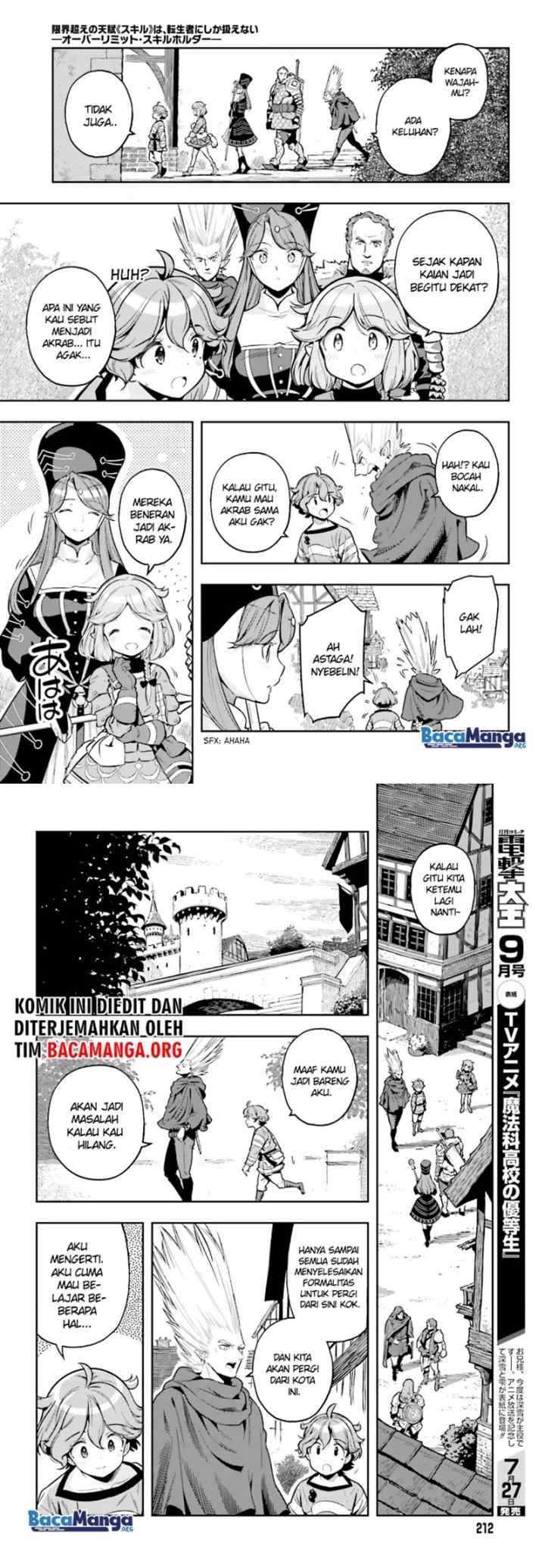 Genkaigoe no Skill wa, Tenseisha ni shika Atsukaenai: Over Limit Skill Holder chapter 7 halaman 6