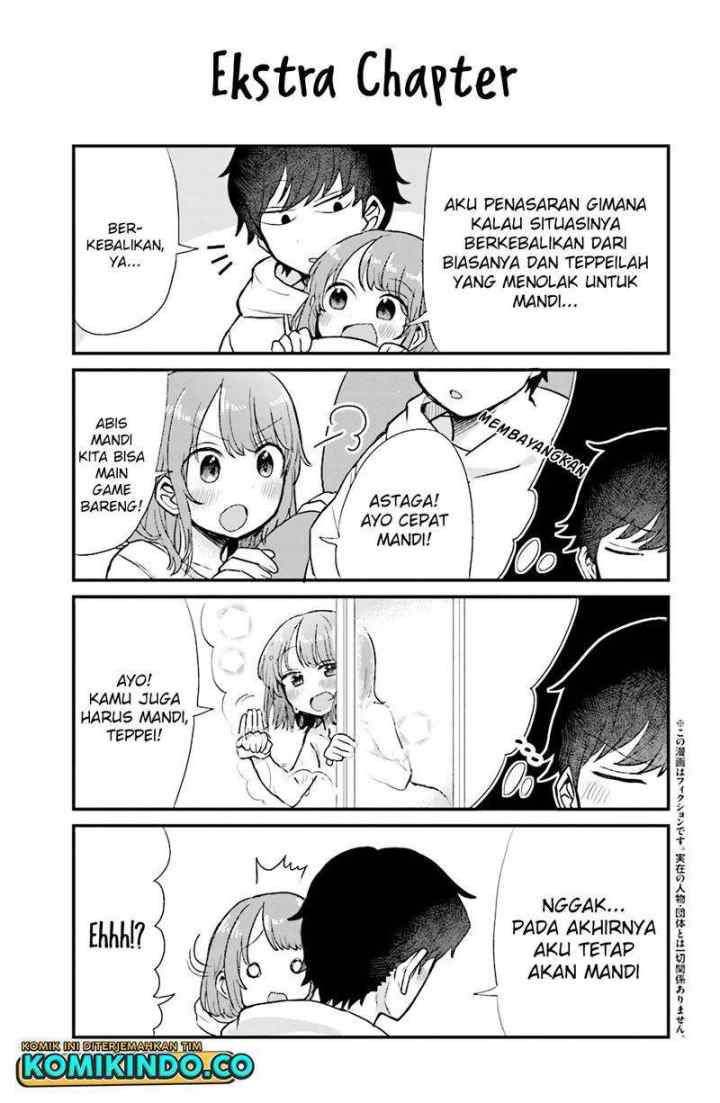 Girlfriend Who Absolutely Doesn't Want to Take a Bath VS Boyfriend Who Absolutely Wants Her to Take a Bath chapter 32 halaman 8