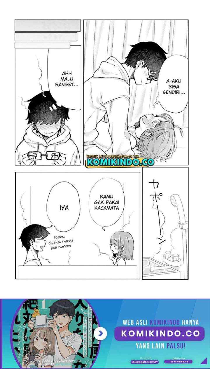 Girlfriend Who Absolutely Doesn't Want to Take a Bath VS Boyfriend Who Absolutely Wants Her to Take a Bath chapter 32 halaman 7