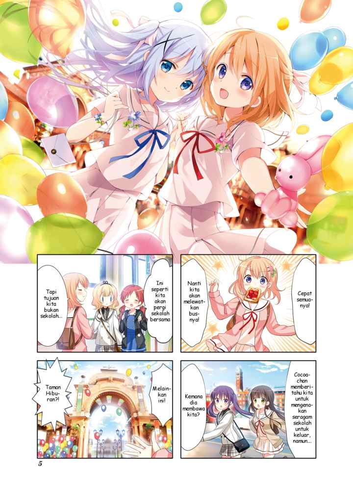 Gochuumon wa Usagi Desu ka? chapter 109 halaman 5