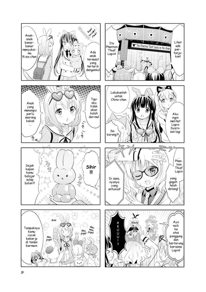 Gochuumon wa Usagi Desu ka? chapter 109 halaman 9