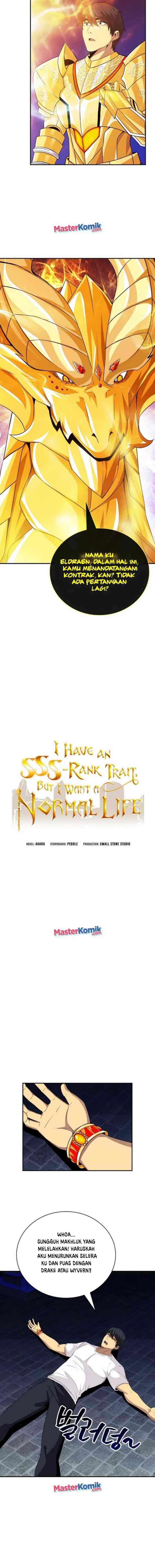 I have an SSS-rank Trait, but I want a Normal Life chapter 25 halaman 8