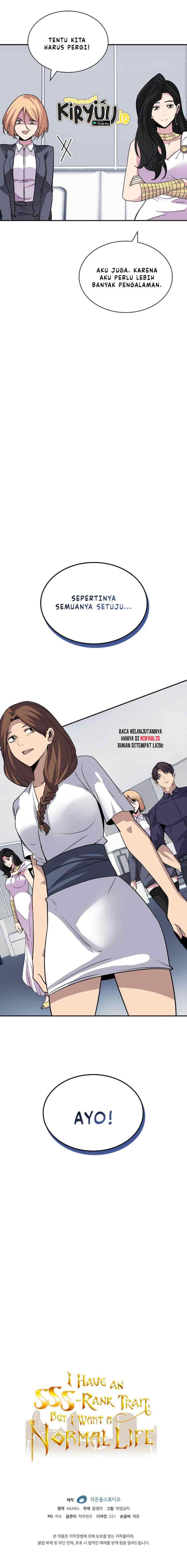 I have an SSS-rank Trait, but I want a Normal Life chapter 40 halaman 16
