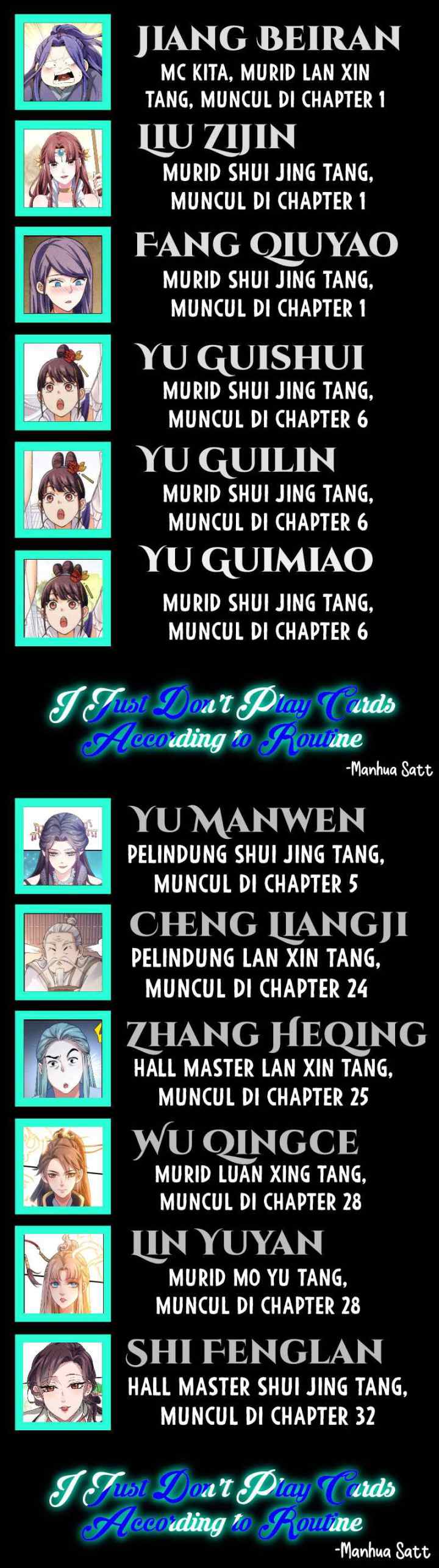 I Just Don't Play the Card According to the Routine chapter 43 halaman 18