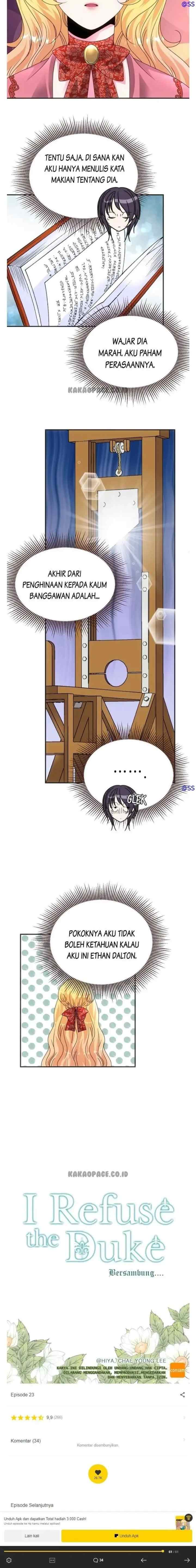 I Refuse the Duke chapter 23 halaman 10